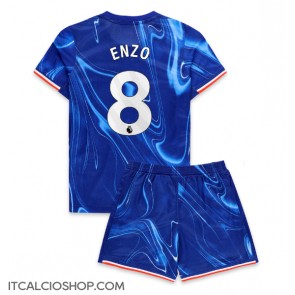 Chelsea Enzo Fernandez #8 Prima Maglia Bambino 2024-25 Manica Corta (+ Pantaloni corti)